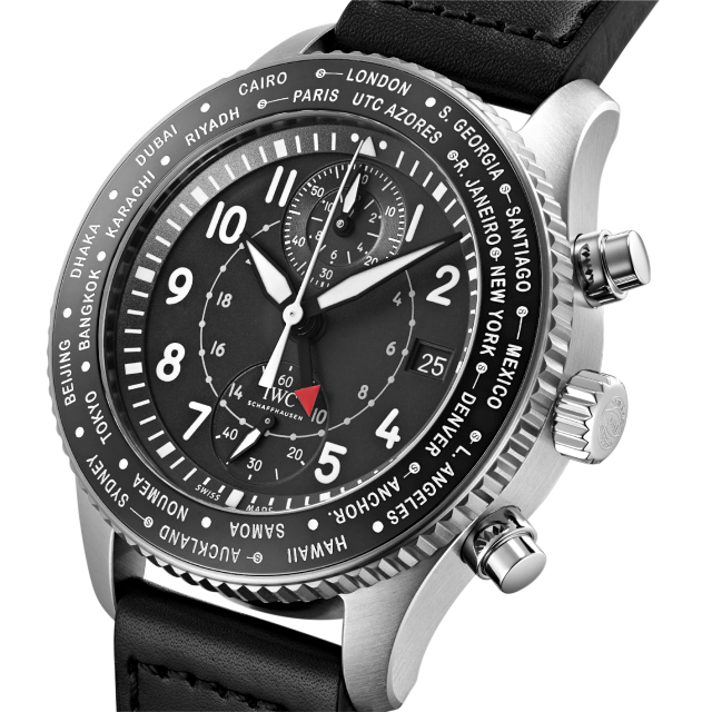 IW395001-Pilots Uhren-Timezoner Chronograph-3