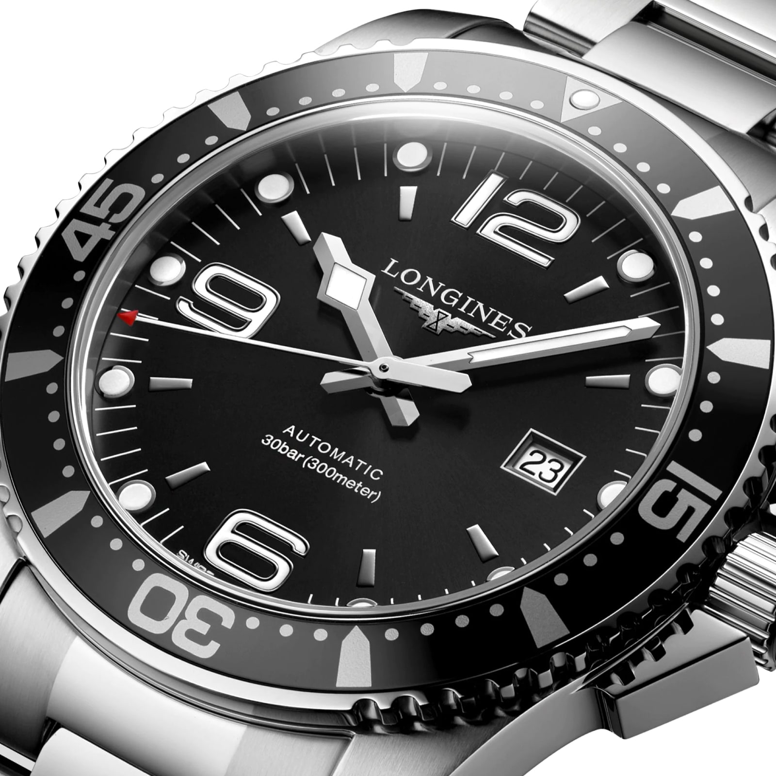 Longines Hydroconquest 44mm Herren Replik Uhren Black L38414566-1