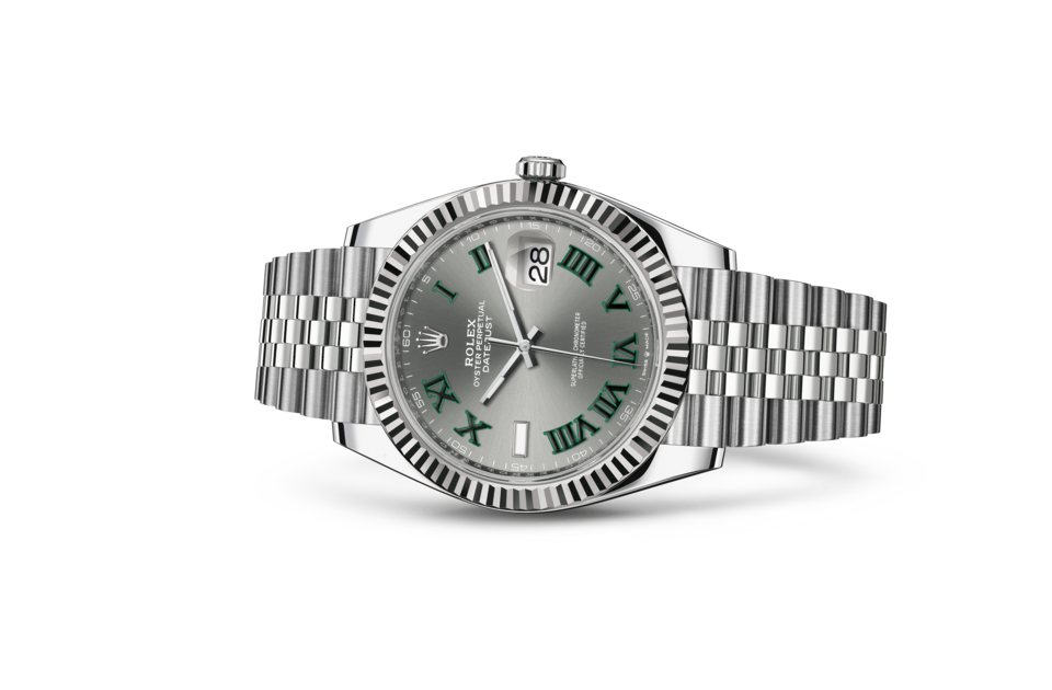 Rolex Datejust 41 Auster 41 mm Austersteel und Weißgold M126334-0022-1