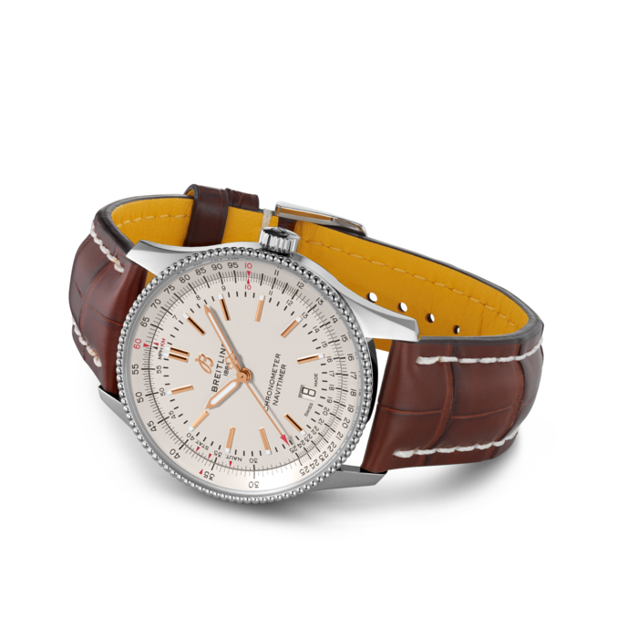 Breitling Navitimer Automatisch 41 Edelstahlcreme A17326211G1P1-2