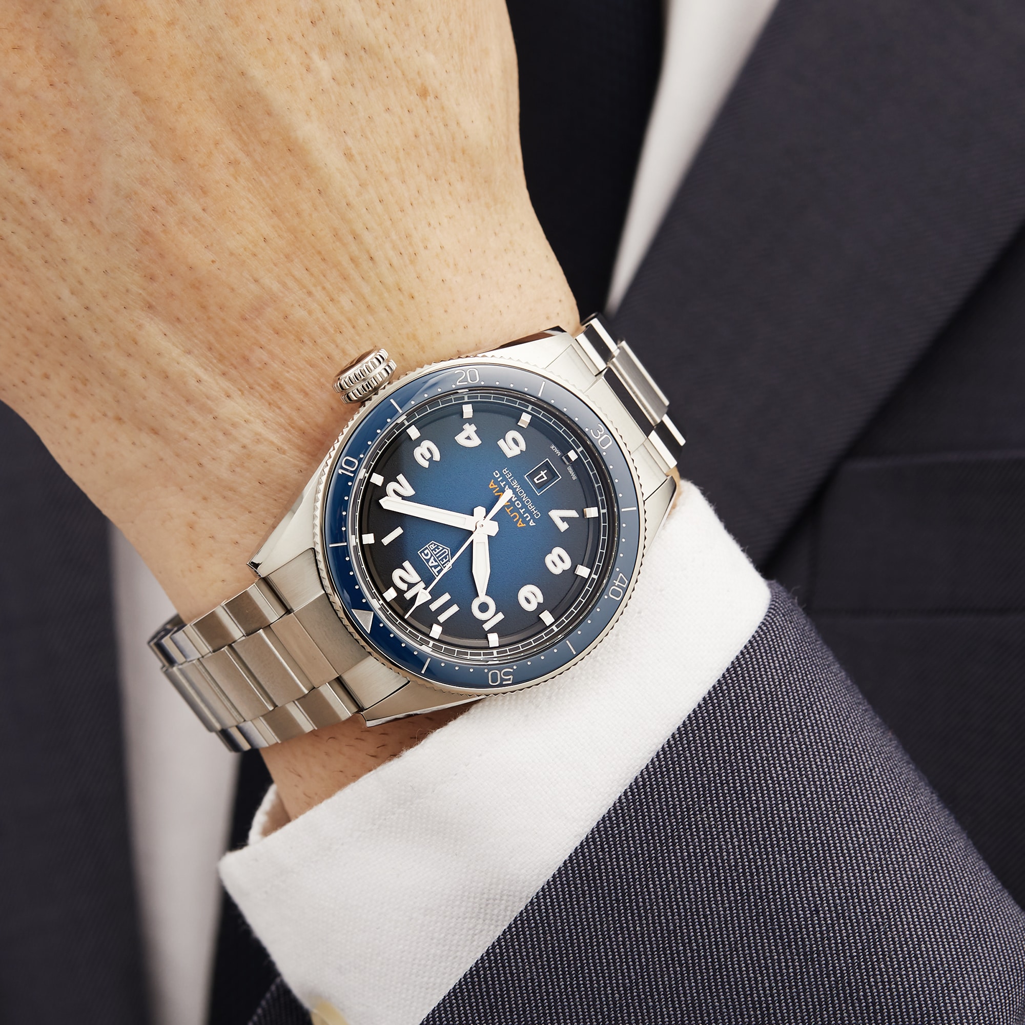 Tag Heuer Autavia COSC 42mm Herren Wbe5116.EB0173-4