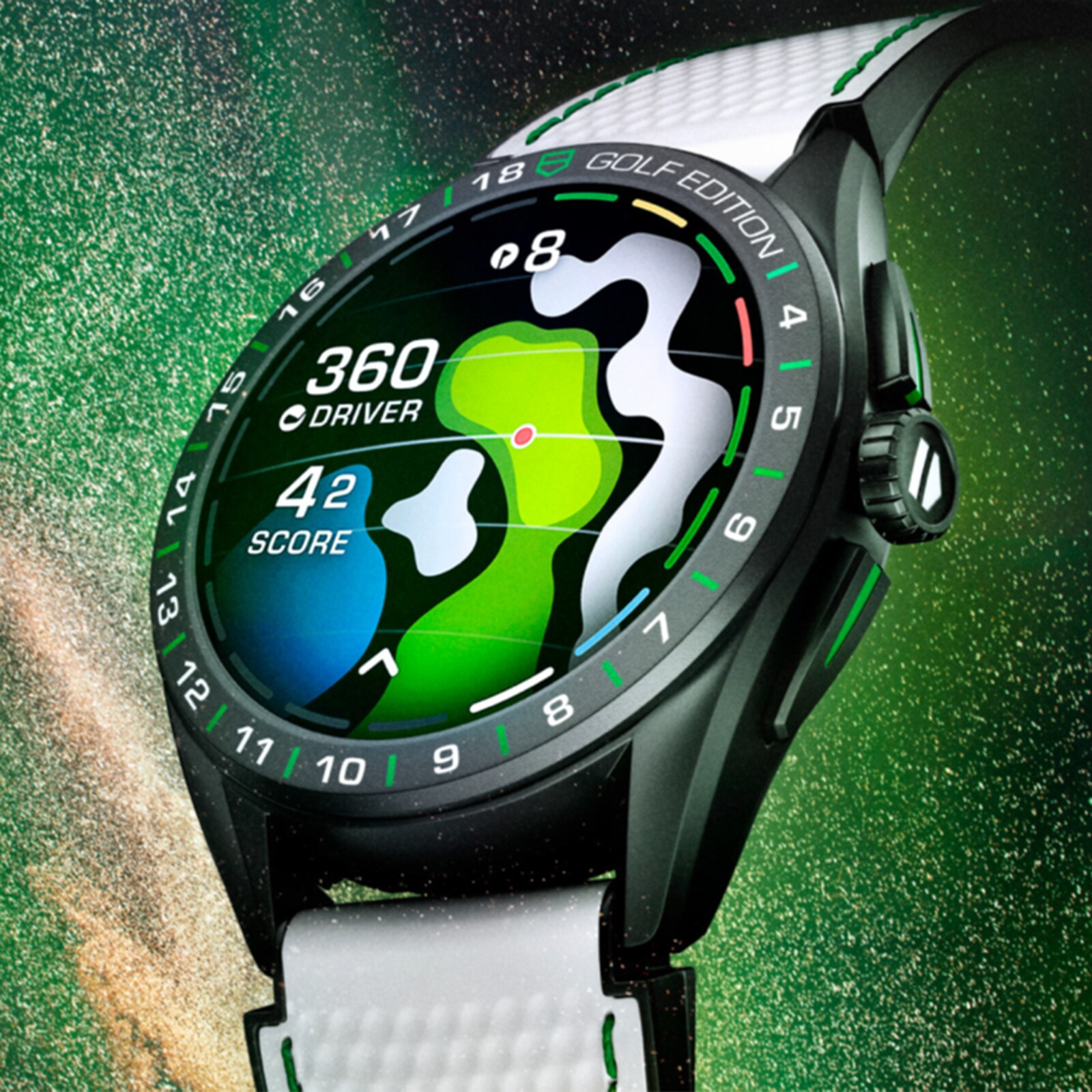 Tag Heuer angeschlossen 45 mm 2022- Golf Edition SBR8A81.EB0251-4