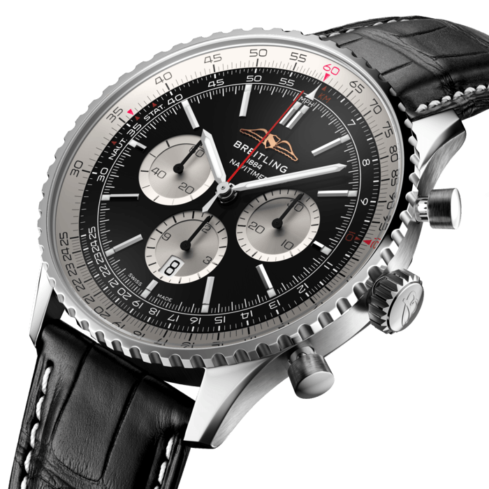 Breitling Navitimer B01 Chronograph 46 Edelstahl Black AB0137211B1P1-1