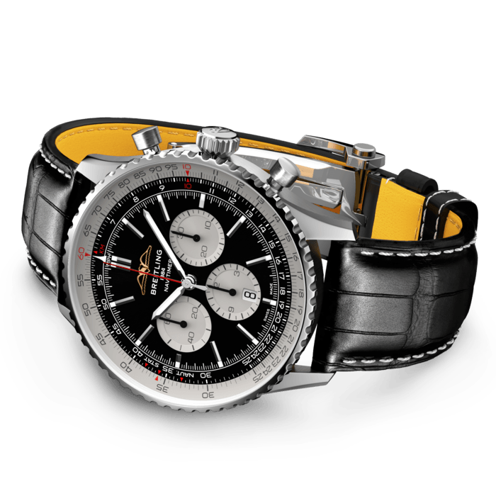Breitling Navitimer B01 Chronograph 46 Edelstahl Black AB0137211B1P1-2