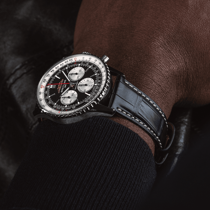 Breitling Navitimer B01 Chronograph 46 Edelstahl Black AB0137211B1P1-4