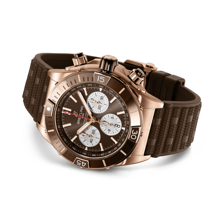 Breitling Super Chronomat B01 44 18K Red Gold Brown RB0136E31Q1S1-2