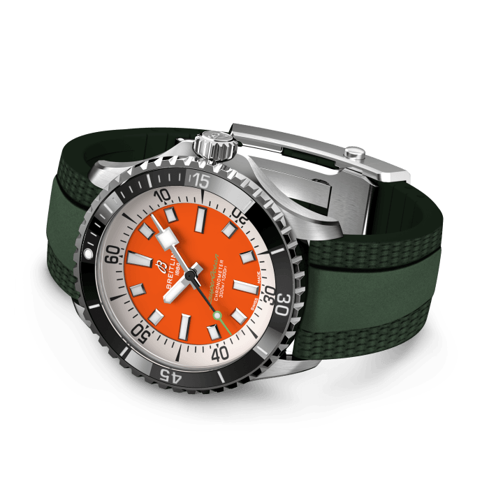 Breitling Superocean Automatic 42 Kelly Slater Edelstahl Orange A173751A1O1S1-2