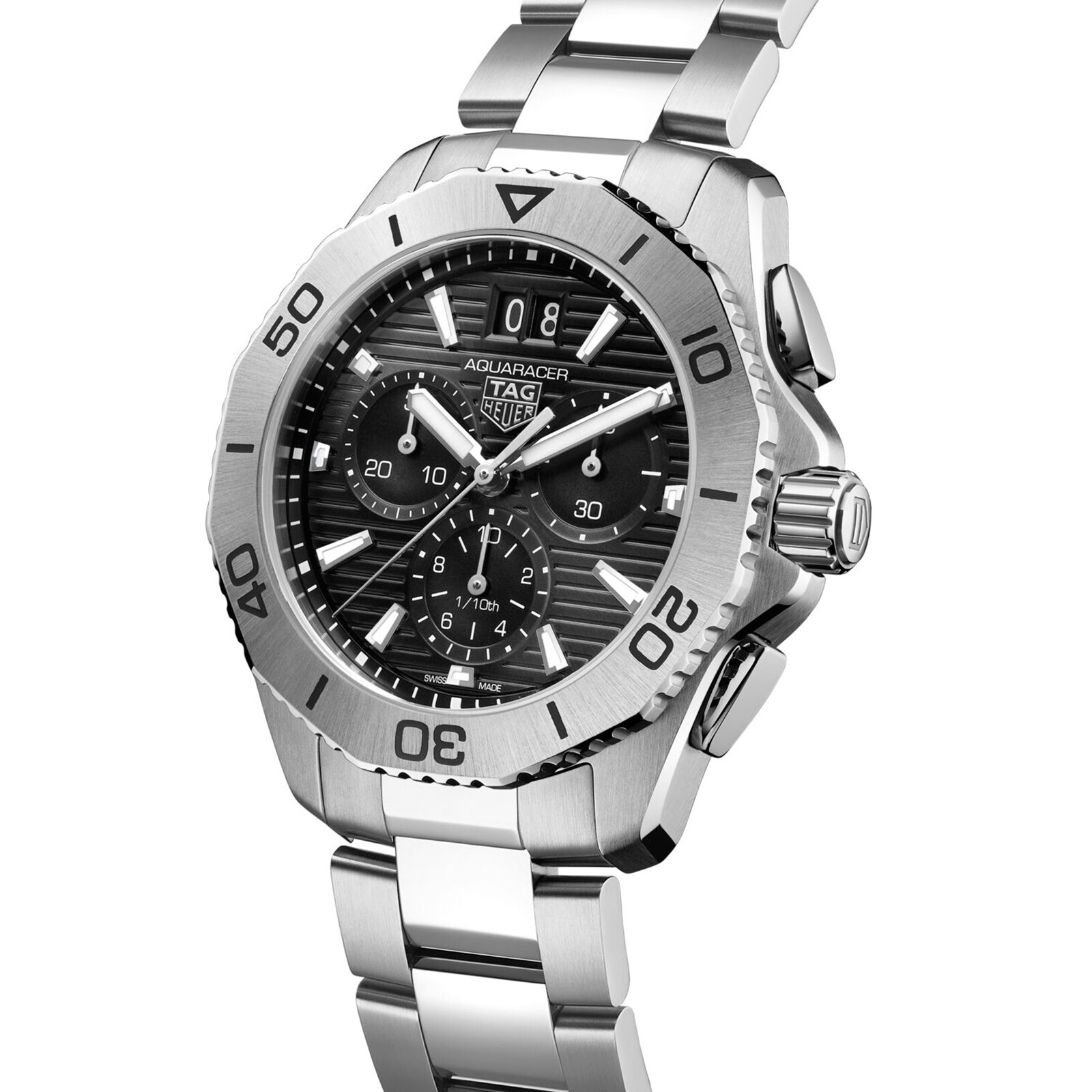 Tag Heuer Aquaracer Chronograph 40 mm Herren Schwarz CBP1110.ba0627-2