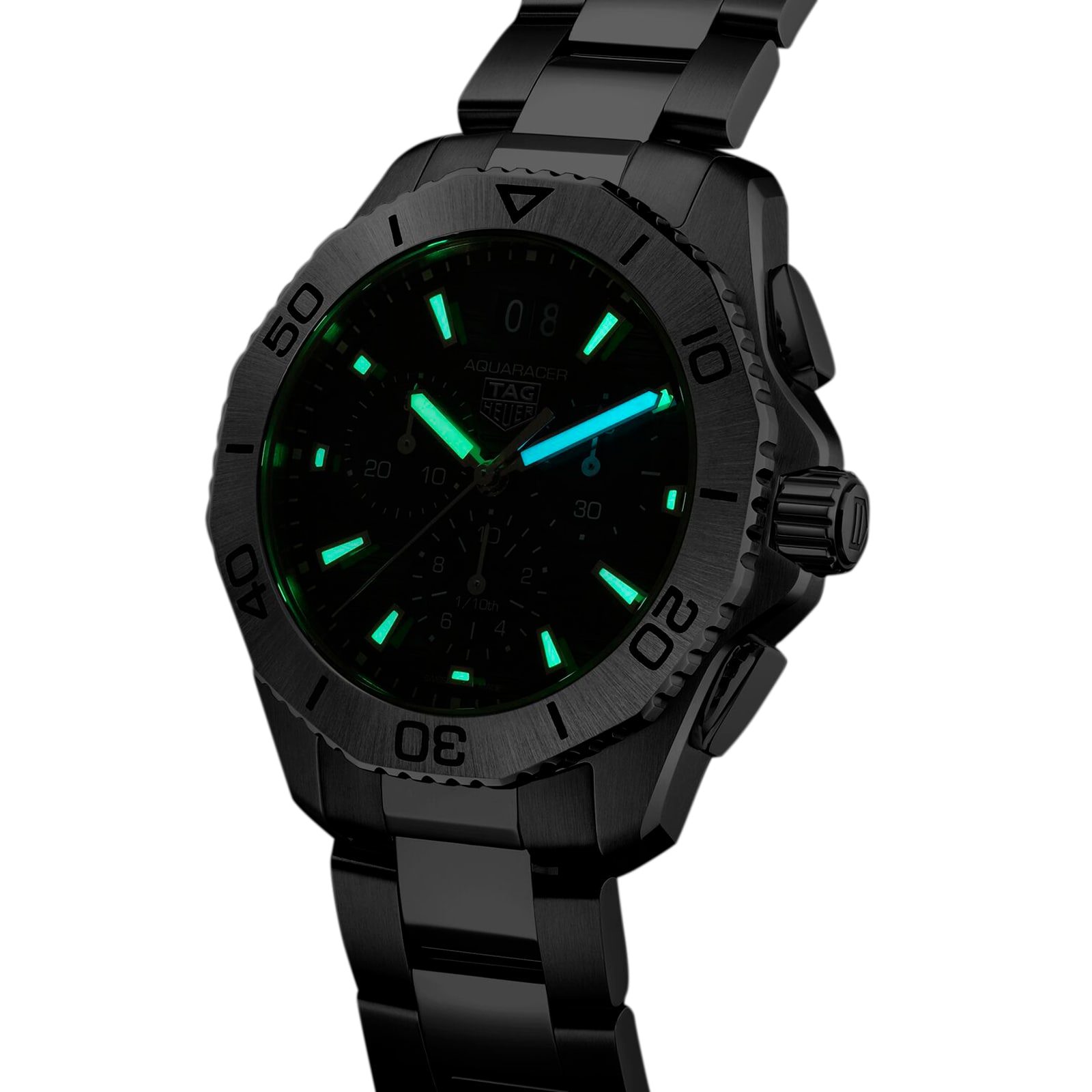 Tag Heuer Aquaracer Chronograph 40 mm Herren Schwarz CBP1110.ba0627-7