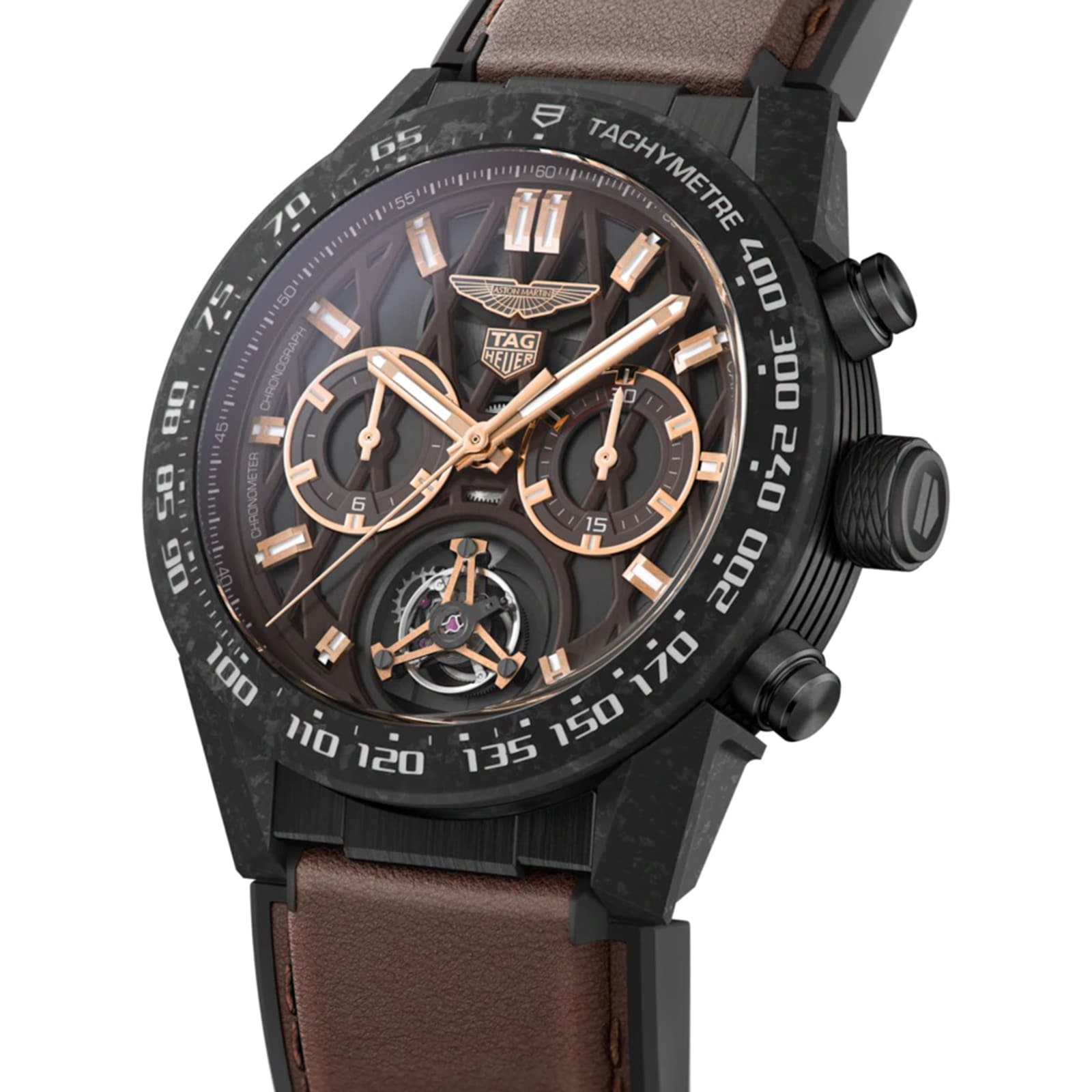 Tag Heuer Carrera Aston Martin Limited Edition 45mm Herren Uhr CAR5A8E.ft6181-1