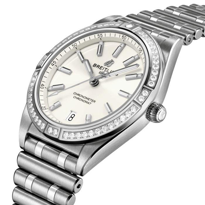 Breitling Chronomat Automatic 36 Edelstahl (Edelstahl) Weiß A10380591A1A1-1