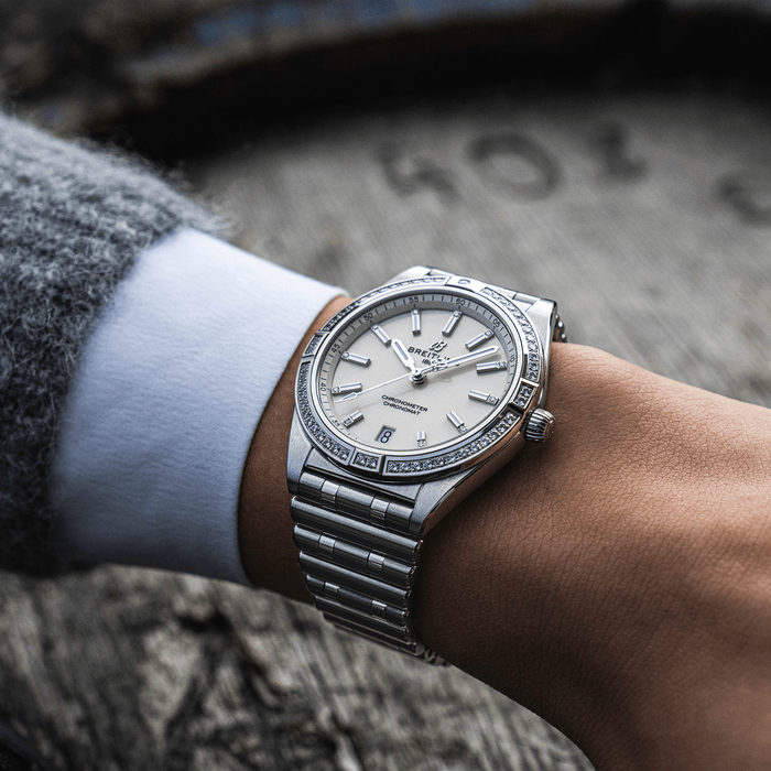 Breitling Chronomat Automatic 36 Edelstahl (Edelstahl) Weiß A10380591A1A1-4