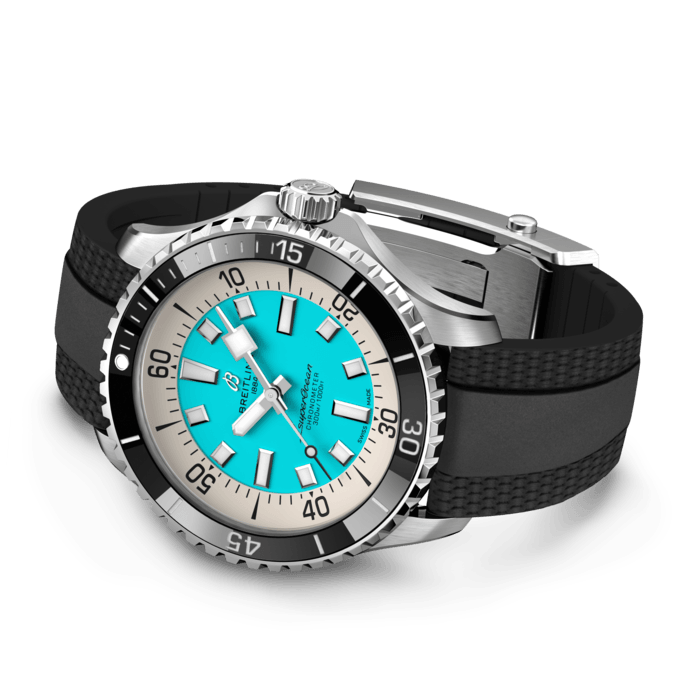 Breitling Superocean Automatic 44 Edelstahl Türkis A17376211L2S1-2
