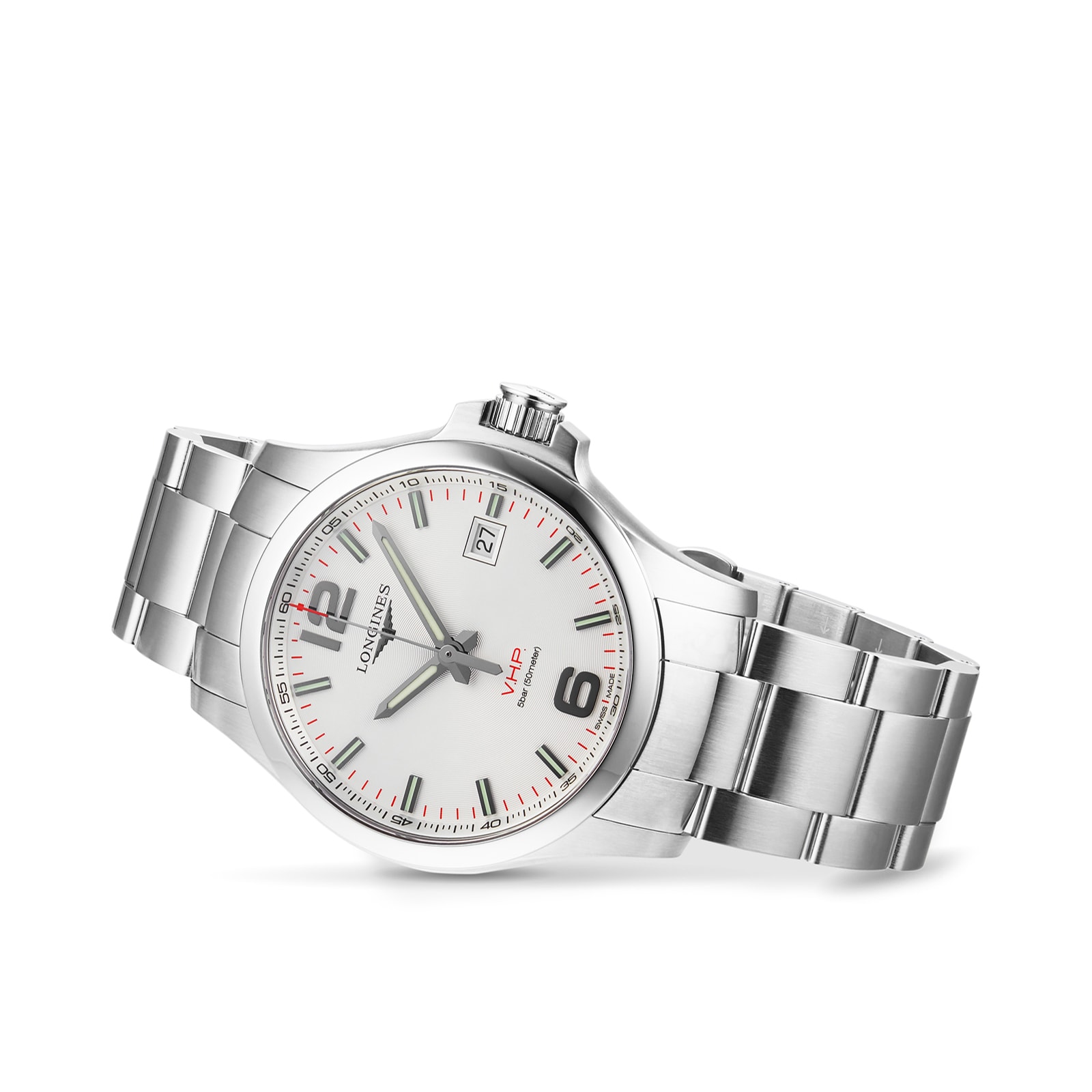 Longines Conquest V.H.P 43mm Herren silber L37264766-4