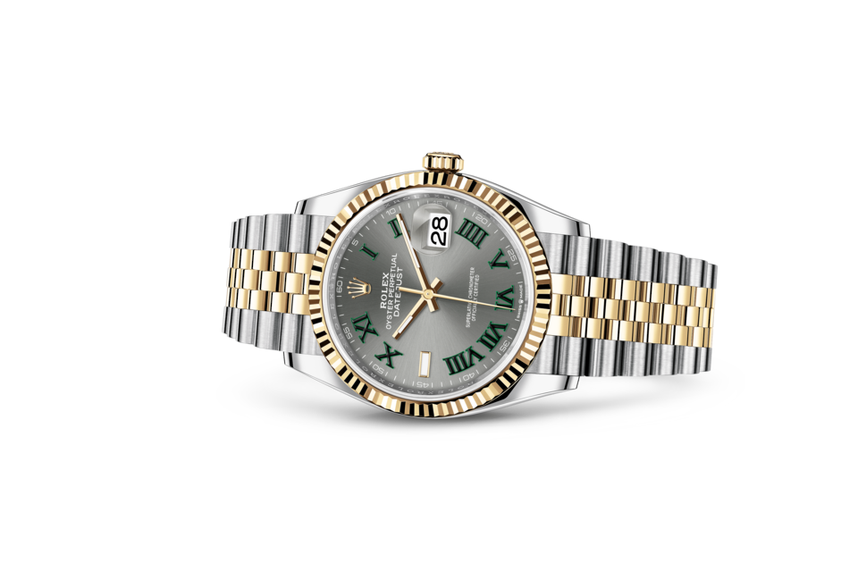 Rolex Datejust 36 Auster 36 mm Austersteel und Gelbgold M126233-0035-1