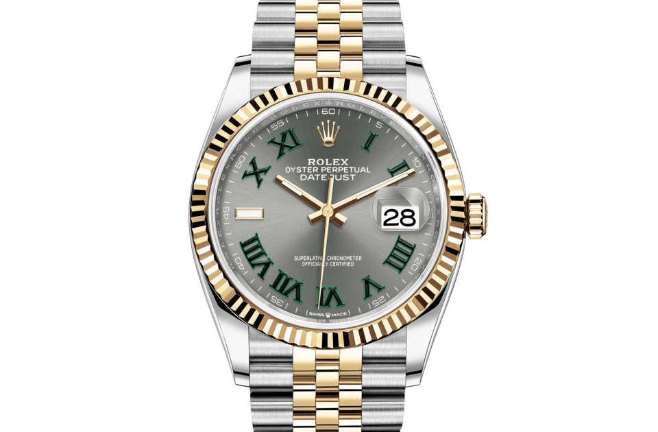 Rolex Datejust 36 Auster 36 mm Austersteel und Gelbgold M126233-0035-0