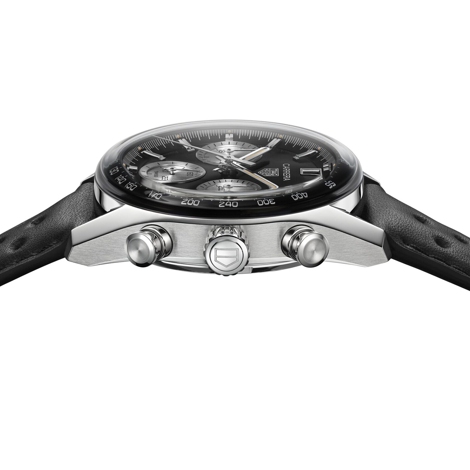 Tag Heuer Carrera Chronograph 39mm Herren Replik Uhren Black CBS2210.fc6534-2