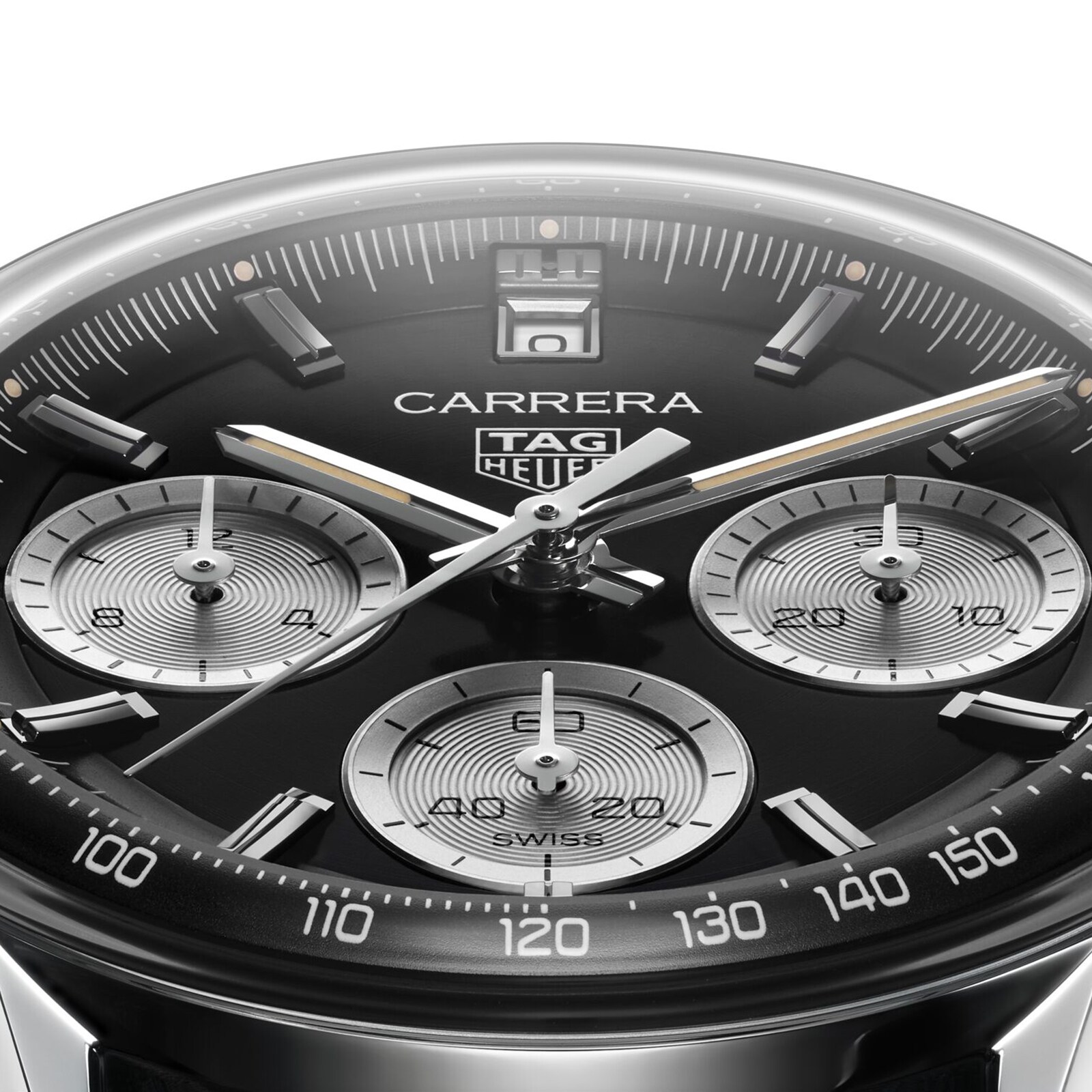 Tag Heuer Carrera Chronograph 39mm Herren Replik Uhren Black CBS2210.fc6534-3
