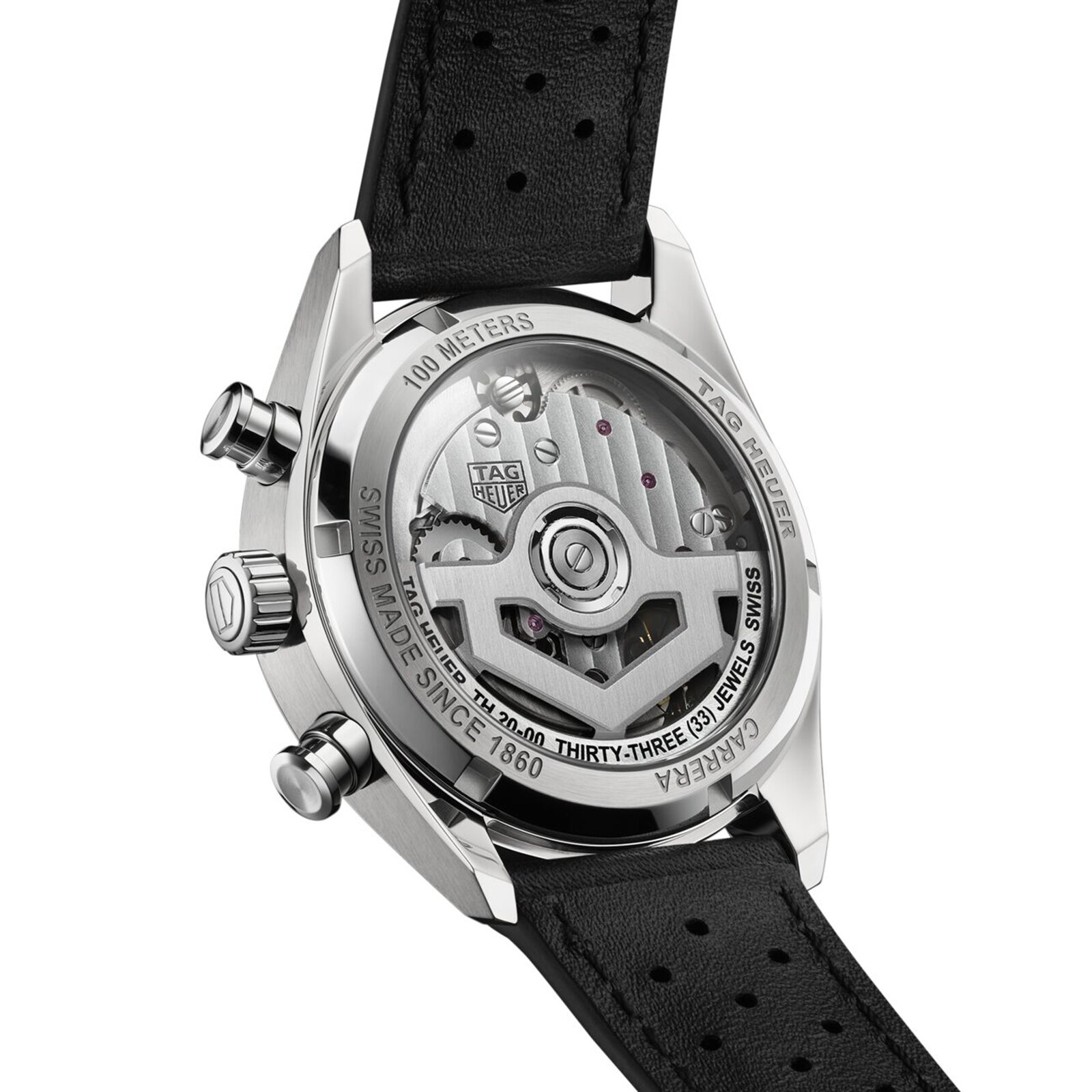 Tag Heuer Carrera Chronograph 39mm Herren Replik Uhren Black CBS2210.fc6534-4