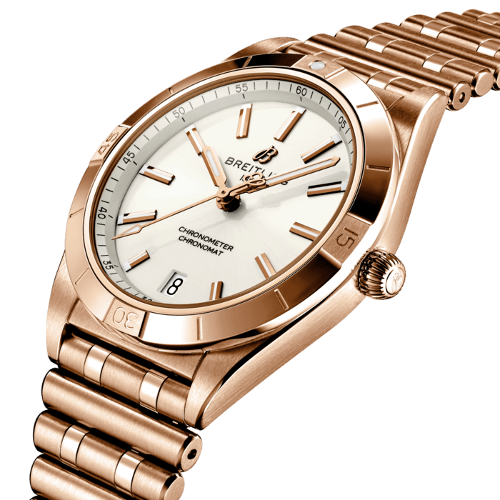 Breitling Chronomat Automatisch 36 18K Rot Gold Weiß R10380101A1R1-1