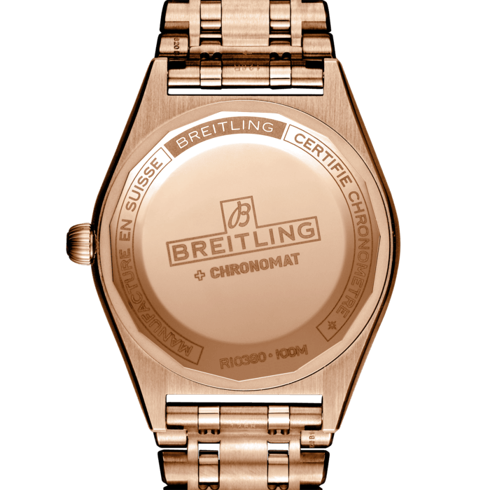 Breitling Chronomat Automatisch 36 18K Rot Gold Weiß R10380101A1R1-3