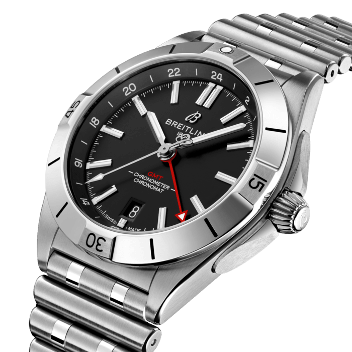 Breitling Chronomat Automatic GMT 40 Edelstahl Schwarz A32398101B1A1-1