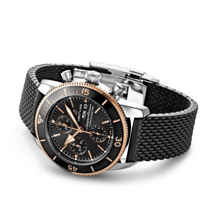 Breitling Superocean Heritage Chronograph 44 Edelstahl& 18K rotes Gold Schwarz U13313121B1S1-2