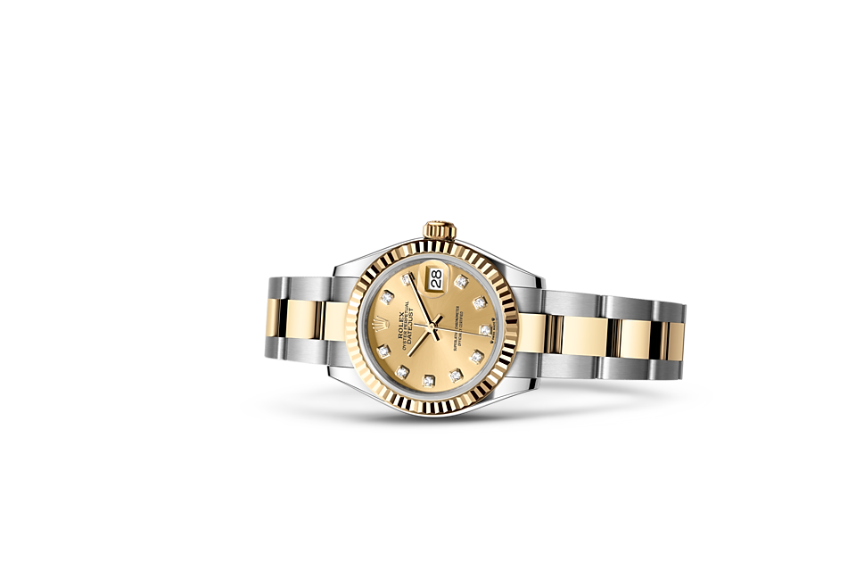 Rolex Lady-Date-Just-Auster 28 mm Austersteel und Gelbgold M279173-0012-1