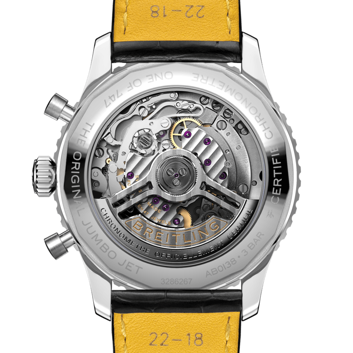 Breitling Navitimer B01 Chronograph 43 Boeing 747 Edelstahlcreme AB01383B1G1P1-3