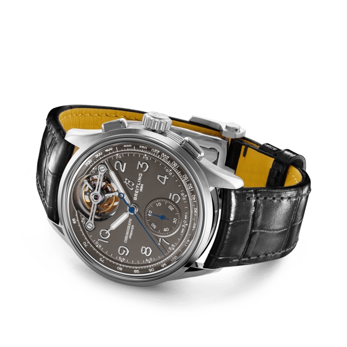 Breitling Premier B21 Chronograph Tourbillon 42 Gaston Breitling 18K Weißgold Anthrazit JB2120A61B1P1-2