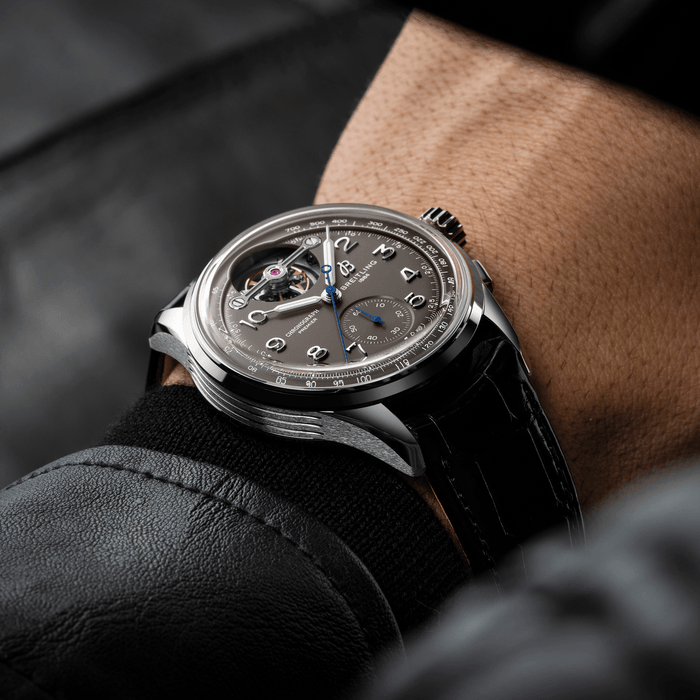 Breitling Premier B21 Chronograph Tourbillon 42 Gaston Breitling 18K Weißgold Anthrazit JB2120A61B1P1-4