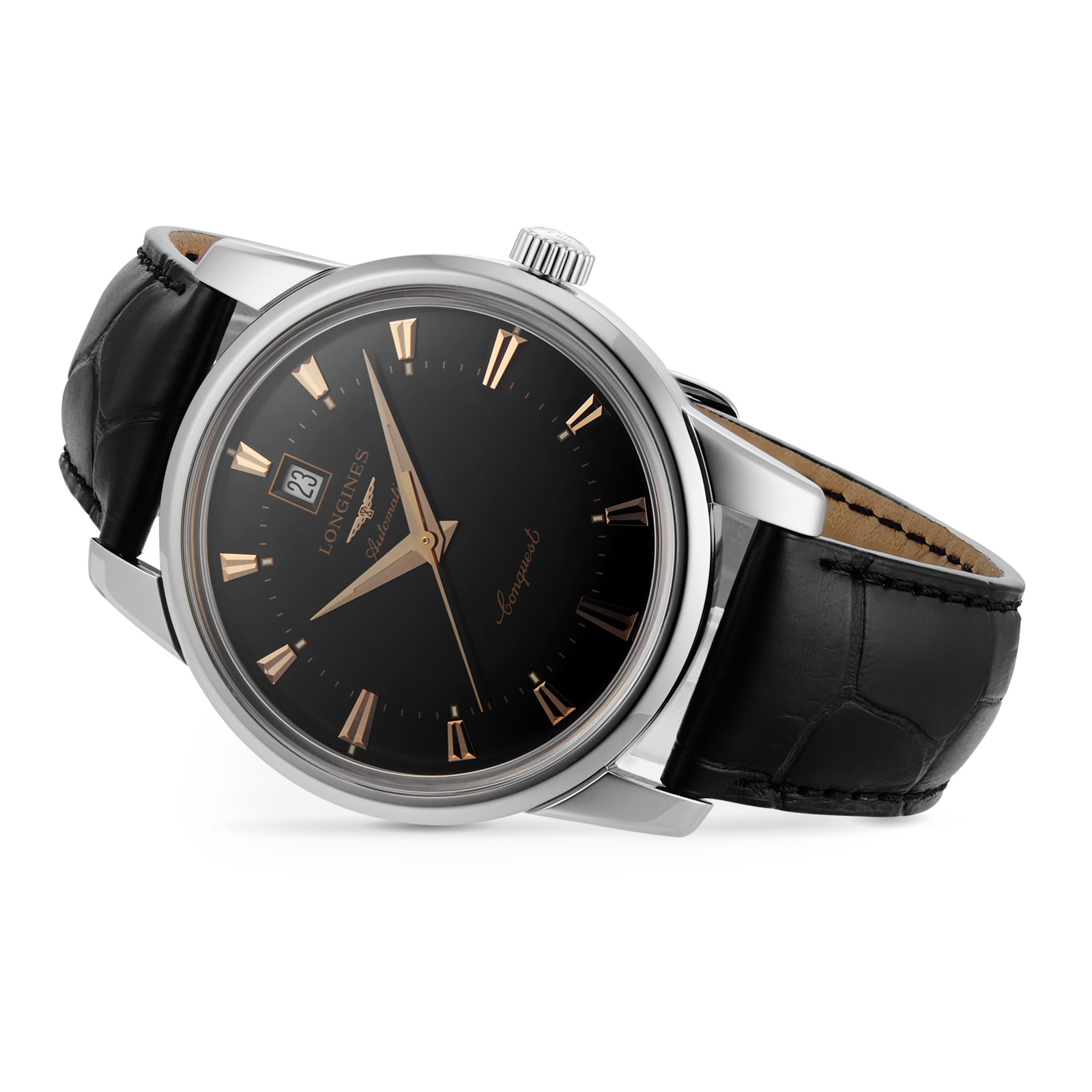 Longines Conquest Heritage Heritage Replik Uhren Black L16454524-4