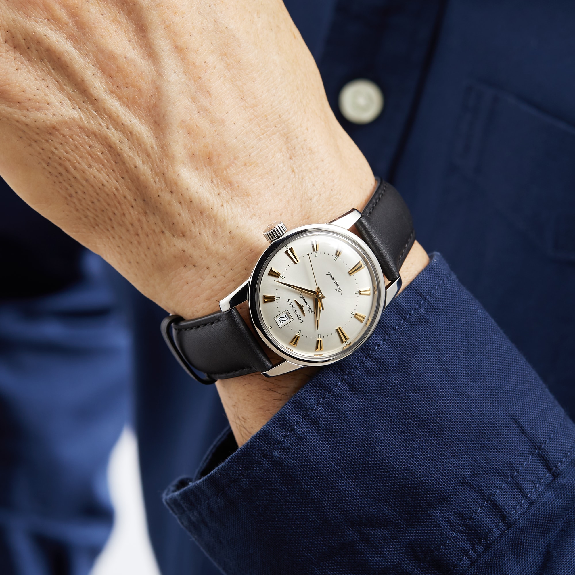 Longines Heritage Heritage Heritage 35mm Automatic Herren Replik Uhren L16114752-4
