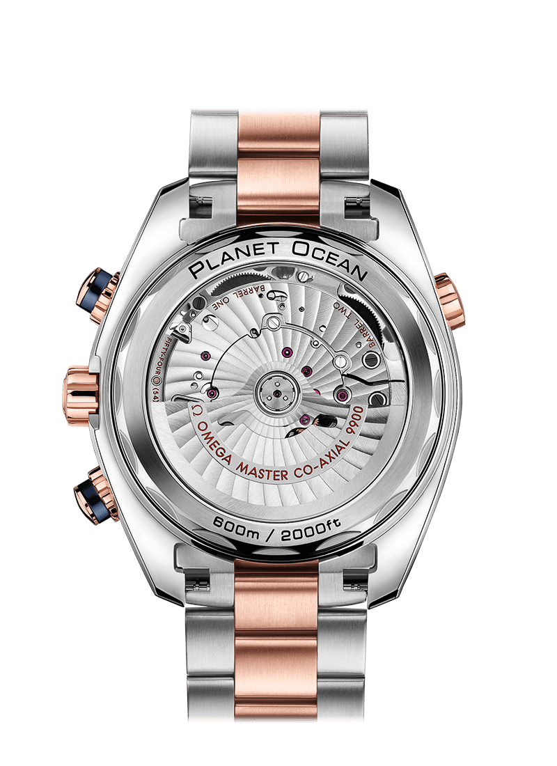 Omega Seamaster Steel Sedna Gold Chronograph Replik Uhren 215.20.46.51.03.001-1