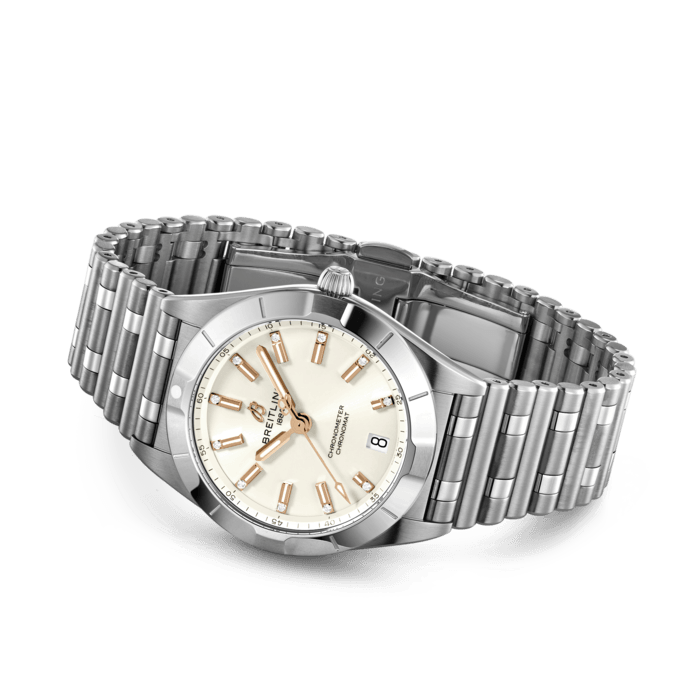 Breitling Chronomat 32 Edelstahl Weiß A77310101A3A1-2
