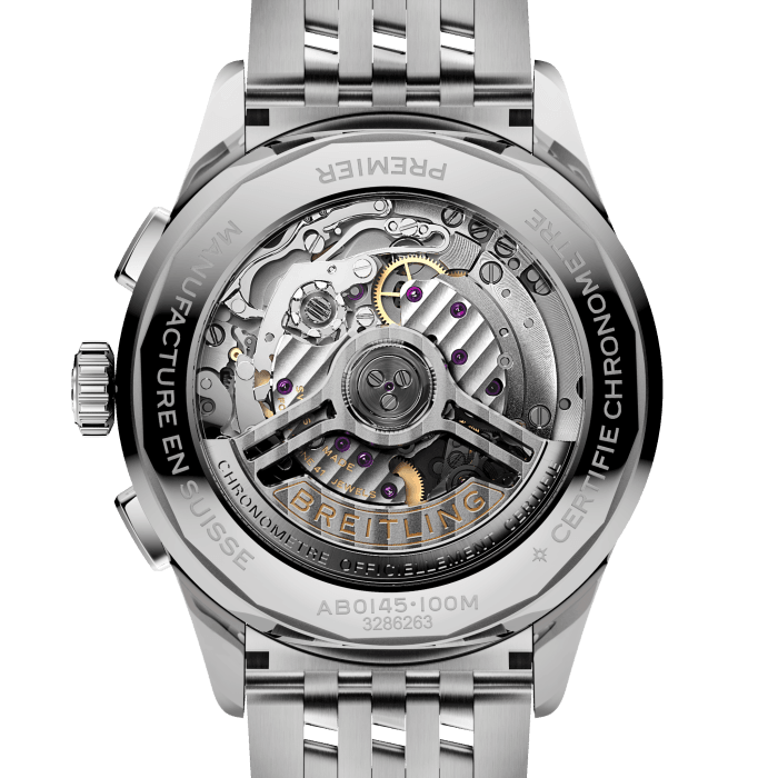 Breitling Premier B01 Chronograph 42 Edelstahl Grün AB0145371L1A1-3