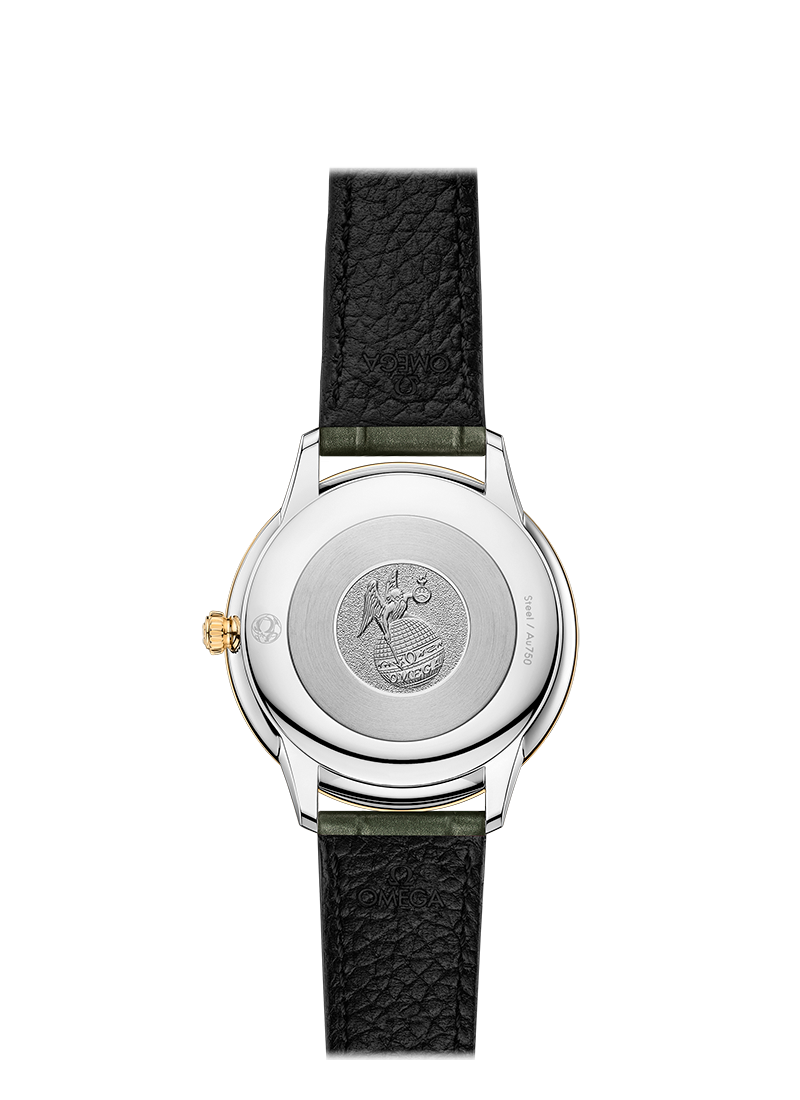 Omega de Ville Stahlgelbgold Diamonds Replik Uhren 434.23.30.60.52.002-1