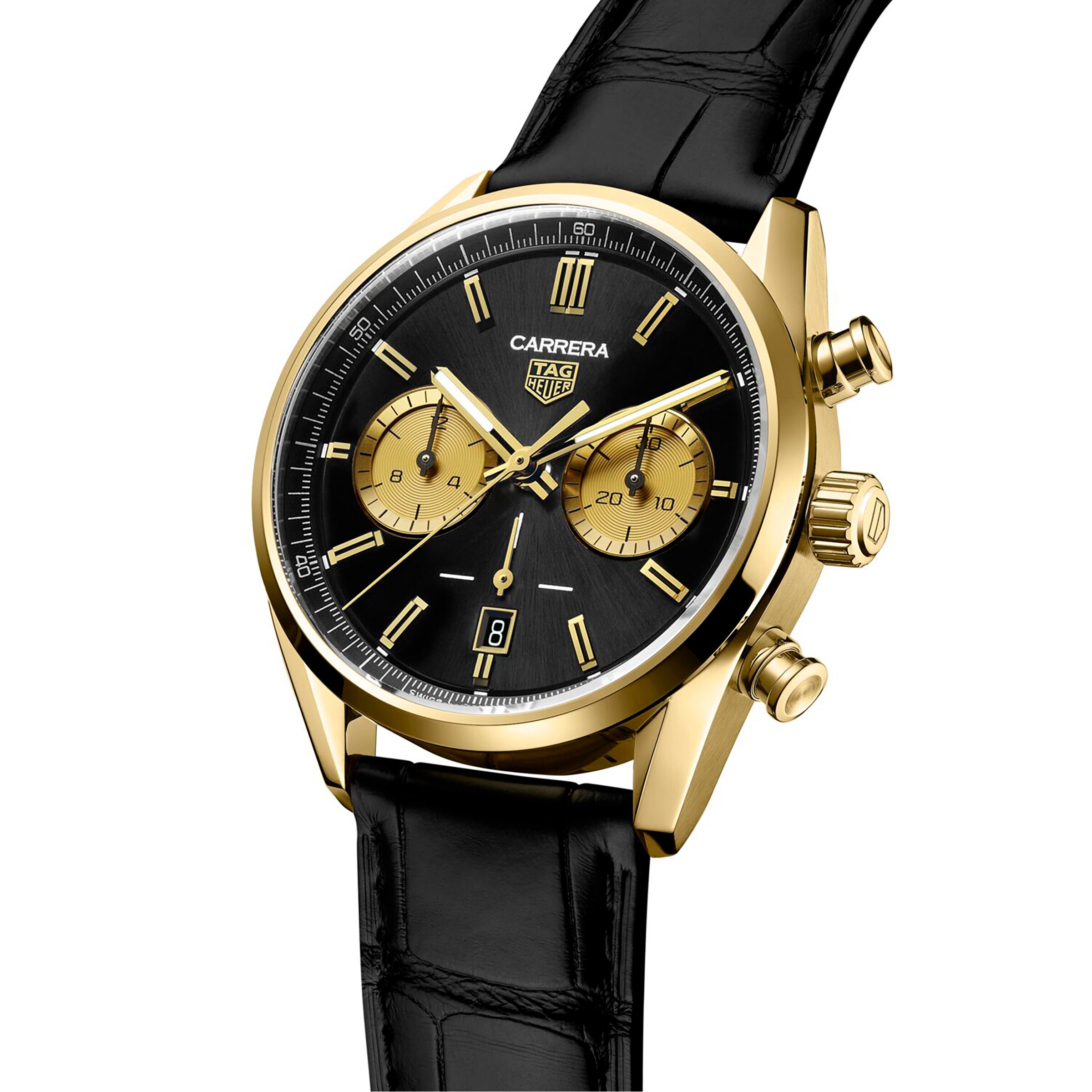Tag Heuer Gold Carrera Chronograph 42mm CBN2044.FC8313-5