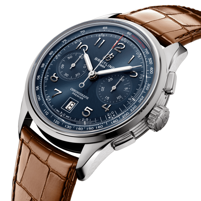 Breitling Premier B01 Chronograph 42 Edelstahlblau AB0145171C1P1-1