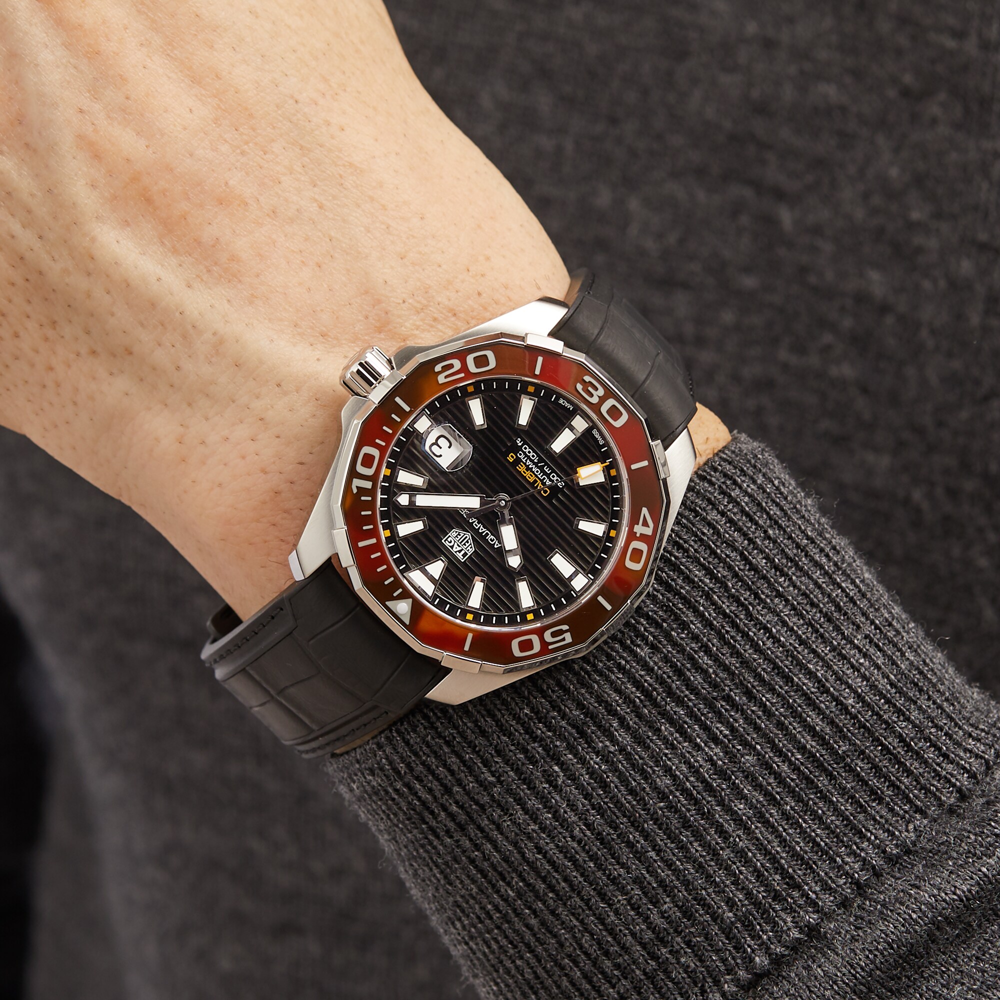Tag Heuer Aquaracer Automatisch 43 -mm -Herren Uhr Way201N.ft6177-1