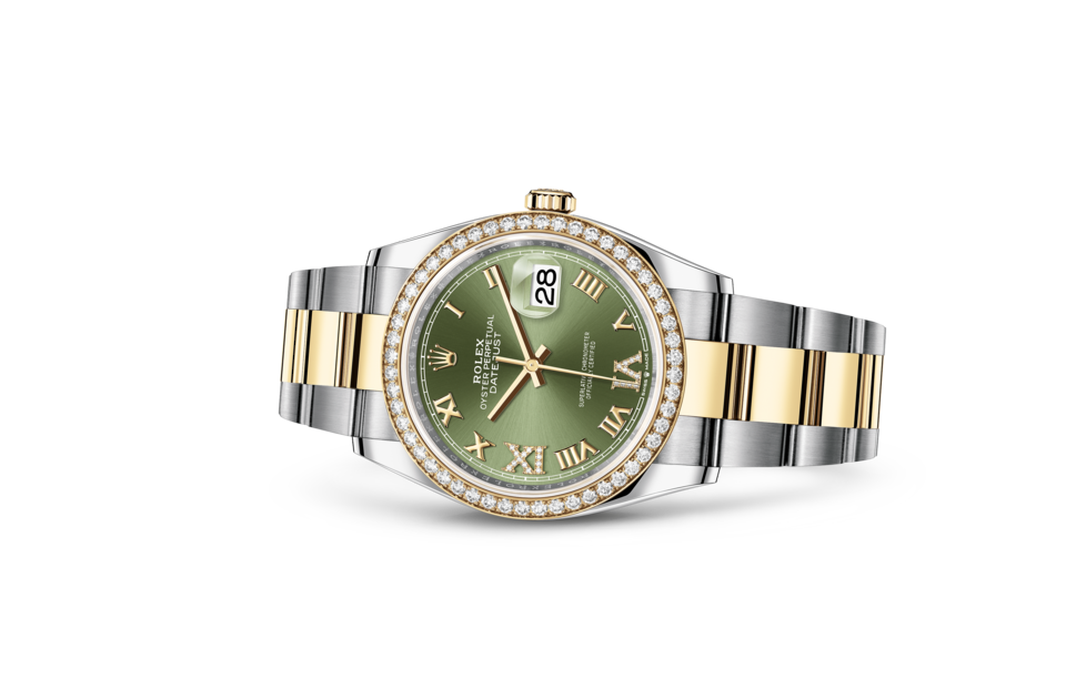 Rolex Datejust 36 Auster 36 mm Austersteel Gelbgold und Diamanten M126283RBR-0012-1