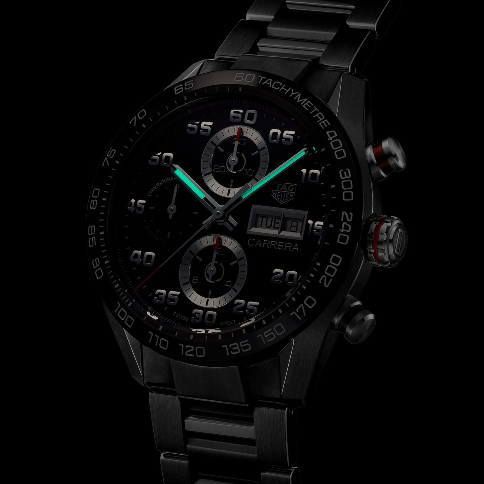 Tag Heuer Carrera 44mm Herren Replik Uhren CBN2A1AA.BA0643-4