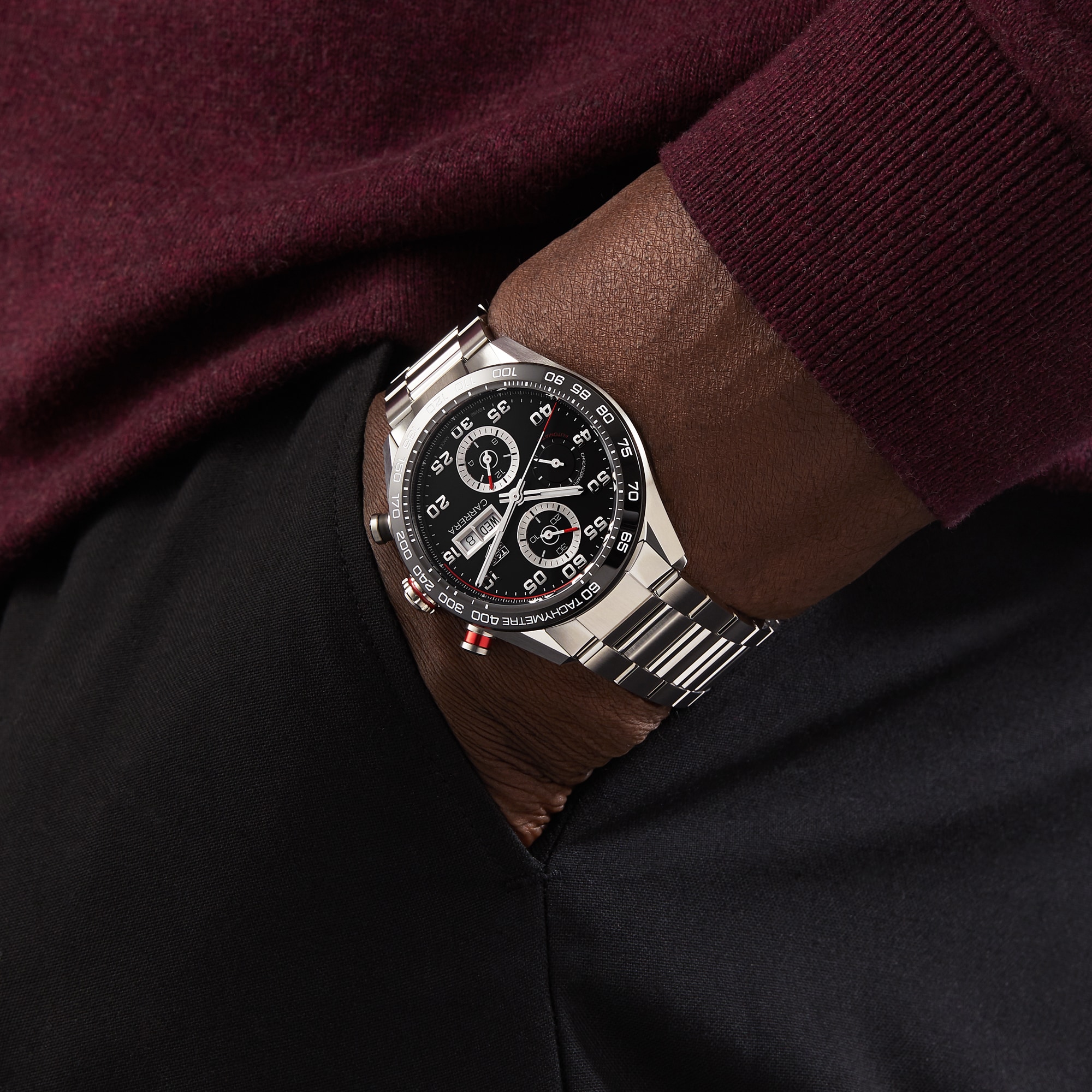 Tag Heuer Carrera 44mm Herren Replik Uhren CBN2A1AA.BA0643-5