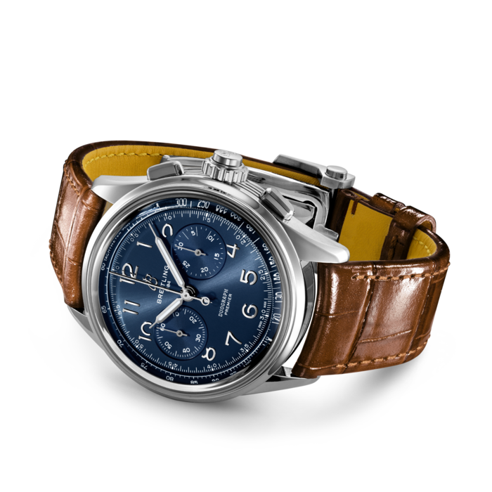 Breitling Premier B15 Duograph 42 Edelstahlblau AB1510171C1P1-2
