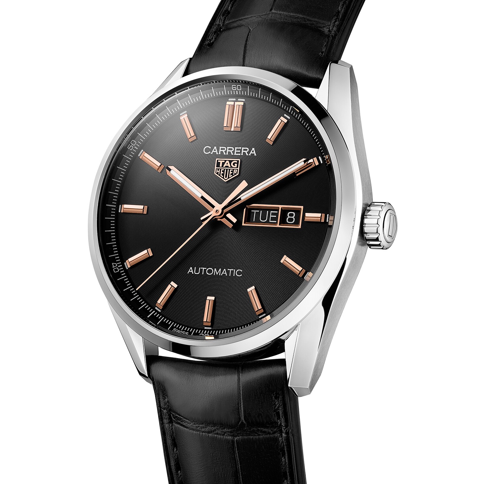 Tag Heuer Carrera drei Handautomatische Herren 41mm Uhr WBN2013.FC6503-1