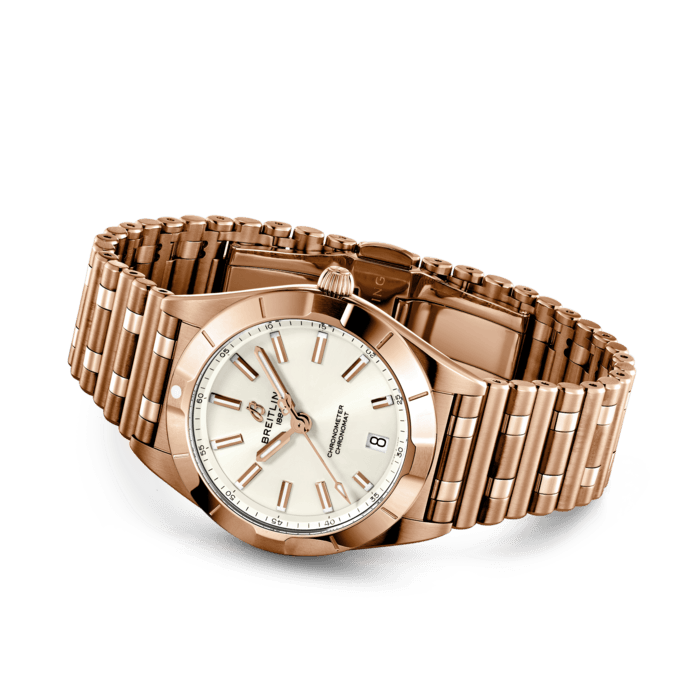 Breitling Chronomat 32 18K Rot Gold Weiß R77310101a1r1-2