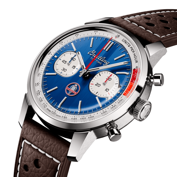 Breitling Top Time B01 Shelby Cobra Edelstahl Blau AB01763A1C1X1-1