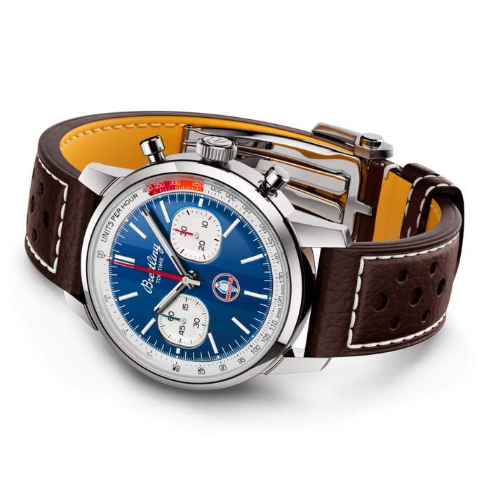 Breitling Top Time B01 Shelby Cobra Edelstahl Blau AB01763A1C1X1-2