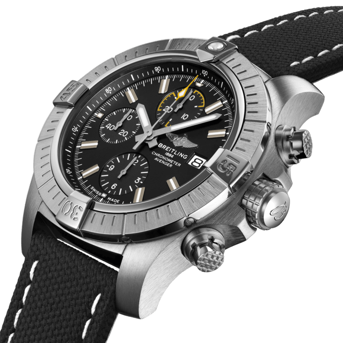 Breitling Avenger Chronograph 45 Edelstahl Black A13317101B1X1-1