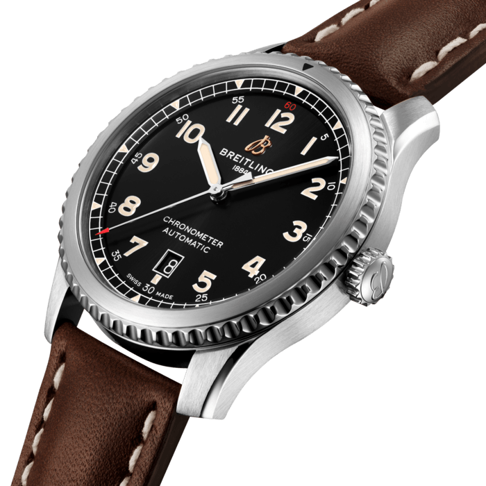 Breitling Aviator 8 Automatisch 41 Edelstahl Schwarz A17315101B1X3-1